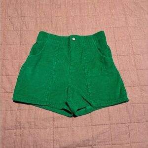 Teddy Fresh Corduroy High Waist Shorts